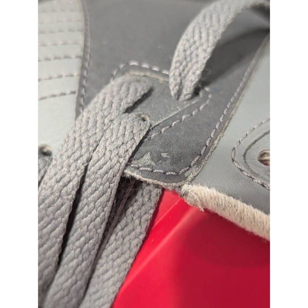 Nike Flight AC High Tops Grey Red Mens 12 Nubuck Leather 577128-003 2013 RARE - Picture 16 of 16